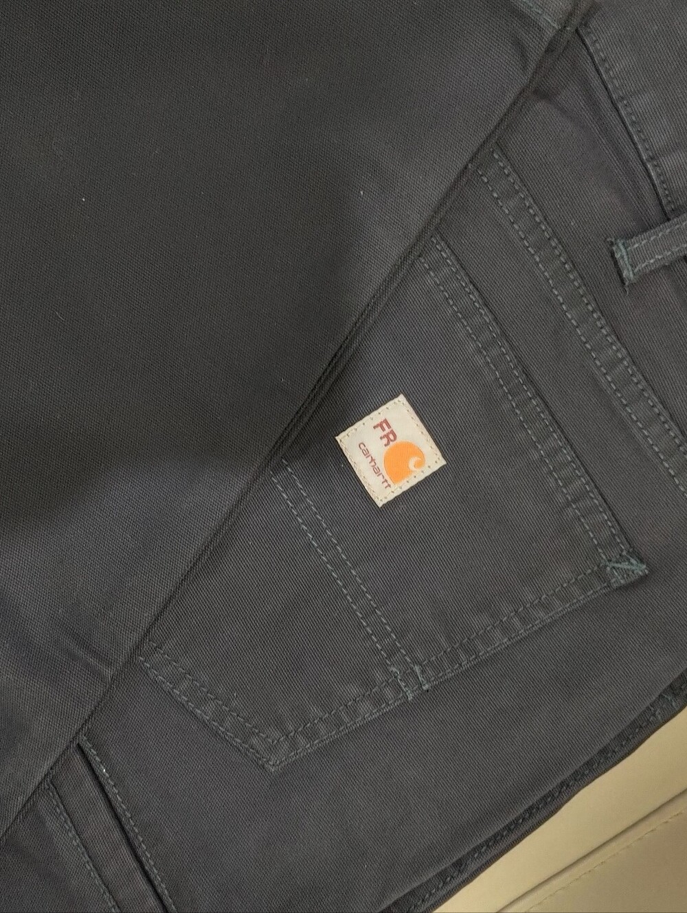 🧡Brand New Carhartt Flame Resistant Dark Navy Rugged Pants Woman's Size 8P